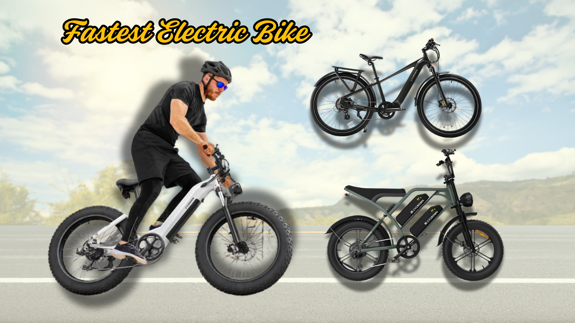 Top 4 Fastest Electric Bike from Cycrown 2025