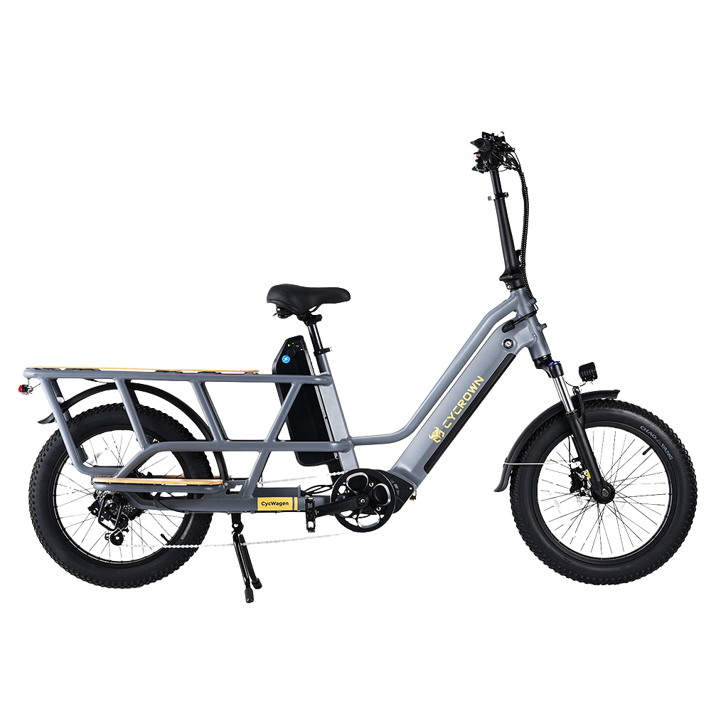 CycWagen Dual Battery Longtail Cargo Ebike