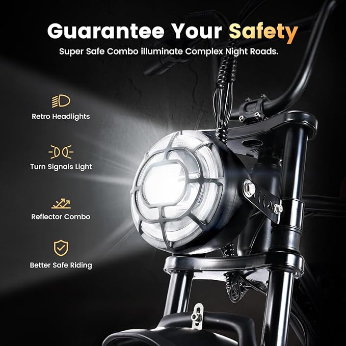 CycRun Vintage Moped Ebike