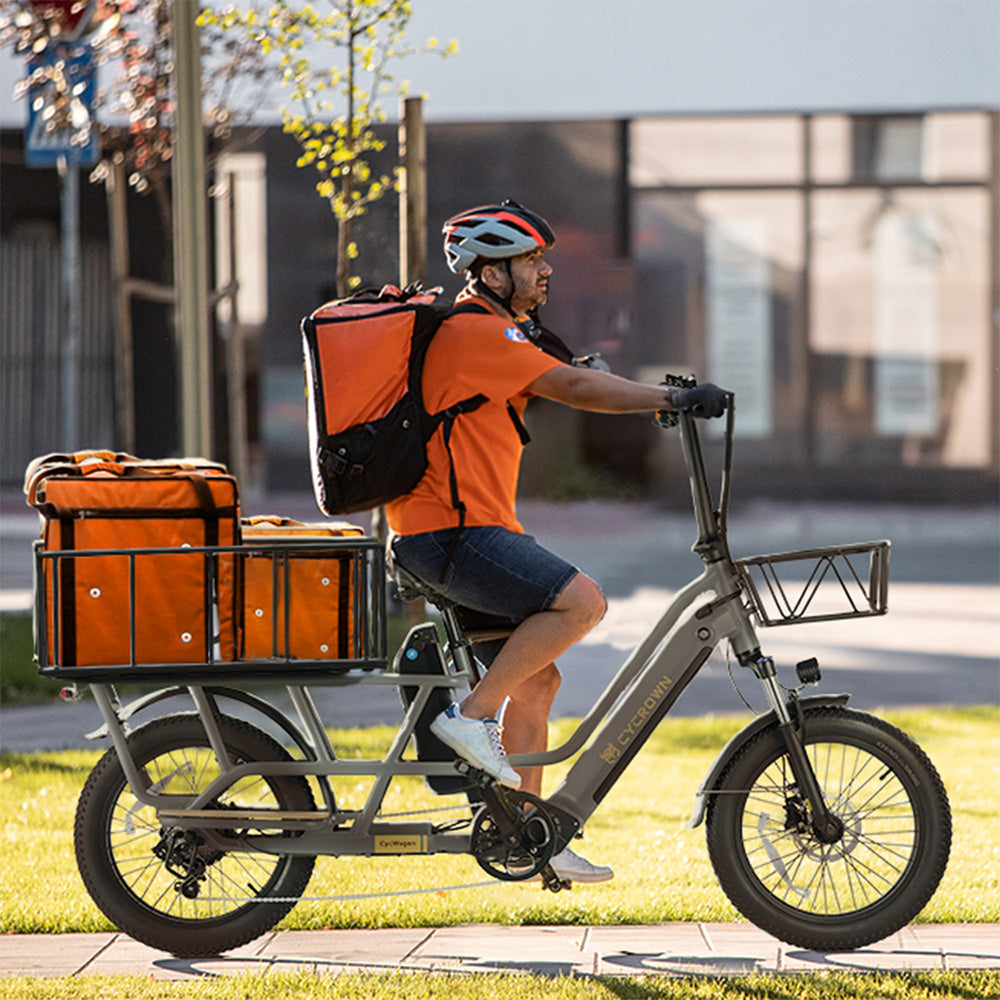 CycWagen Dual Battery Longtail Cargo Ebike