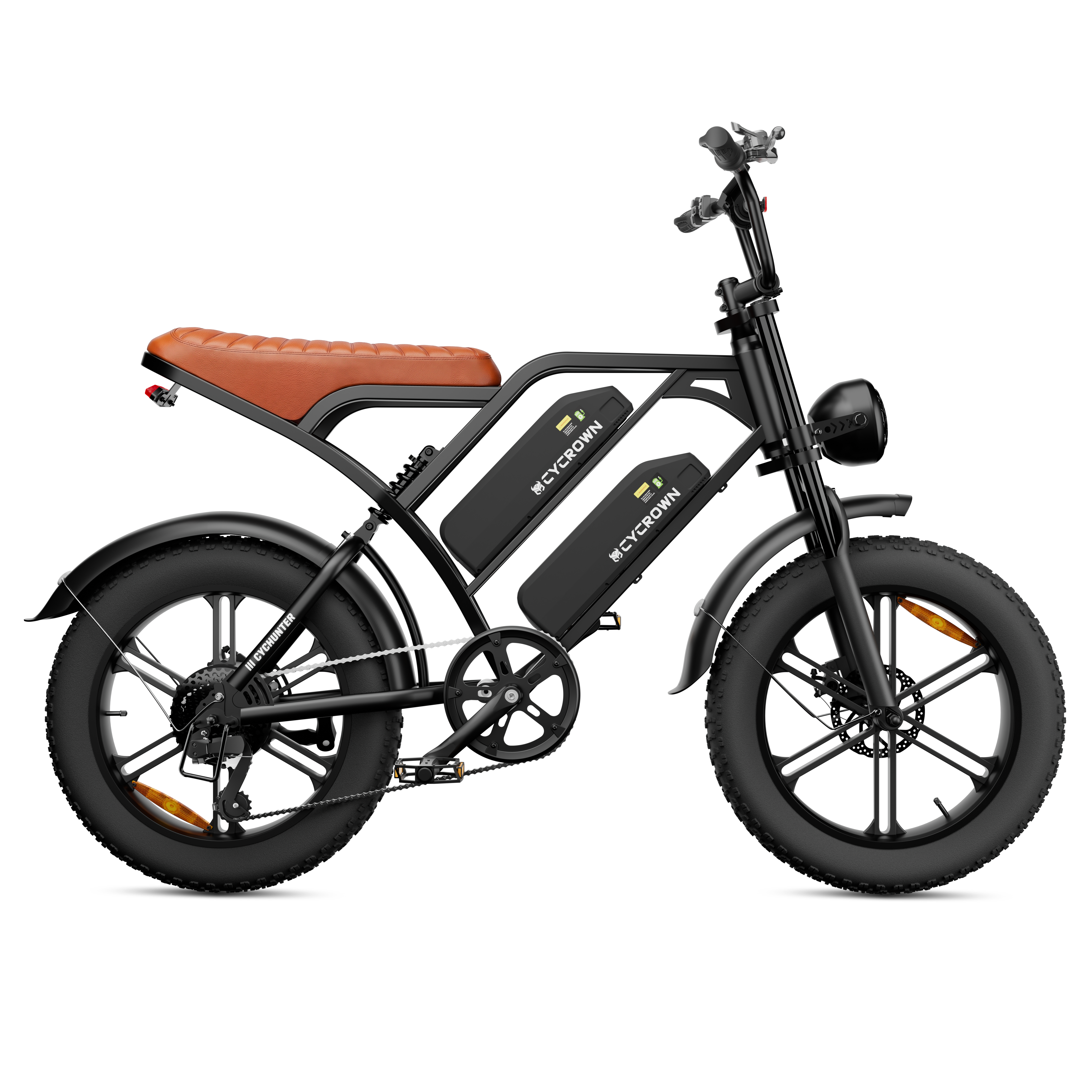 xingyue electric bicycle CycHunter 48V 26Ah Battery, 1500W Power Moped Style, 32 mph Top Speed CYCROWN Retro Ebike