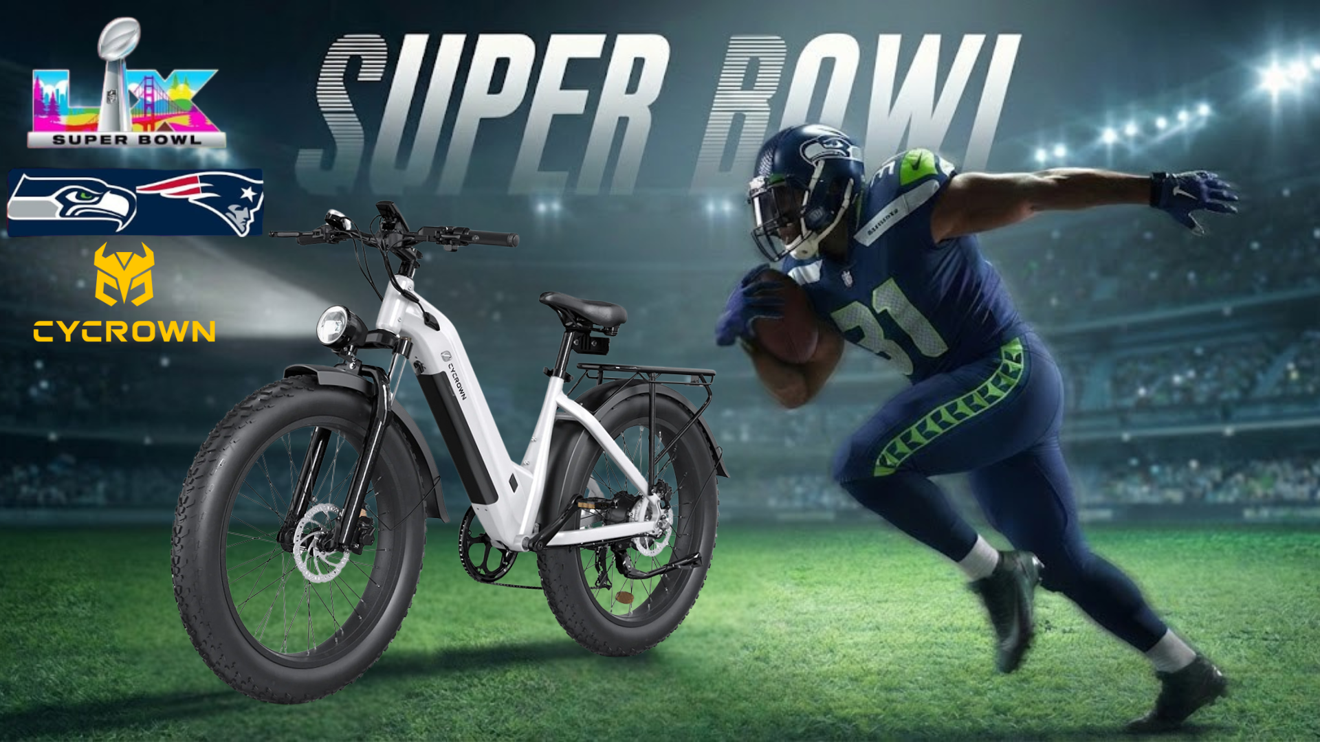 Seattle Wins Super Bowl 2026! 🏆 $100 Cashback for WA Fans | CYCROWN