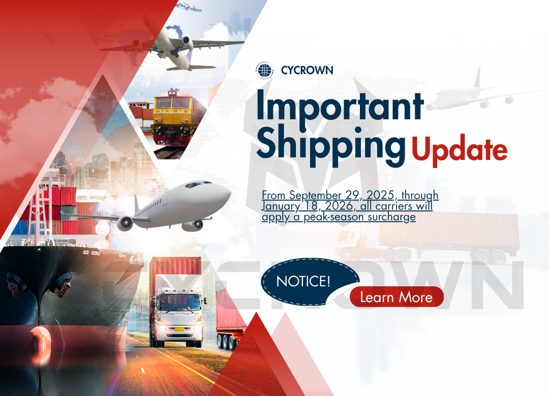 Important Shipping Update from CYCROWN