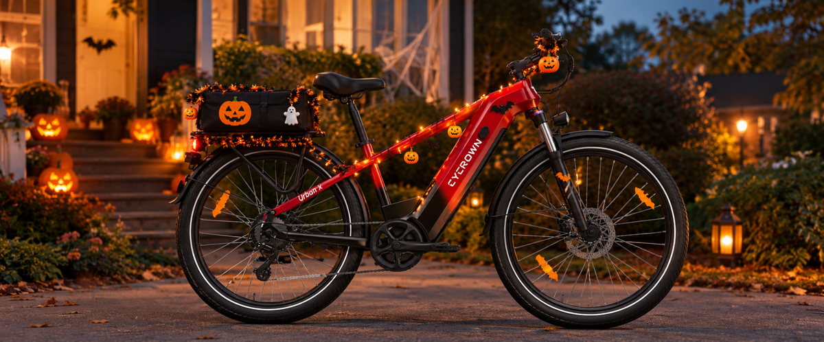 Halloween-themed e-bike