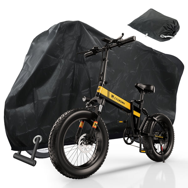 electric bicycle cover Pedego Bikes Reflective handles and trim Cyrusher All-Weather E-Bike Cover |