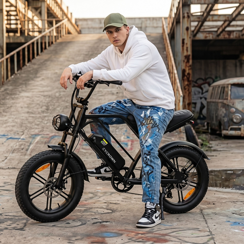 CycHunter 2.0 Moped-Style Ebike