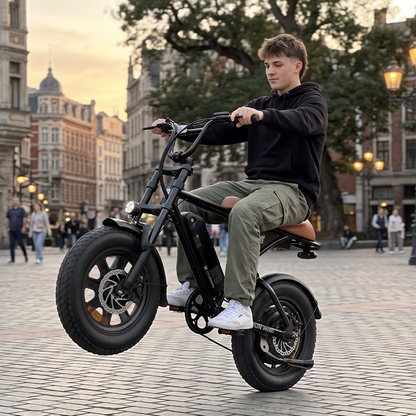 Run Mini Vintage Moped Ebike