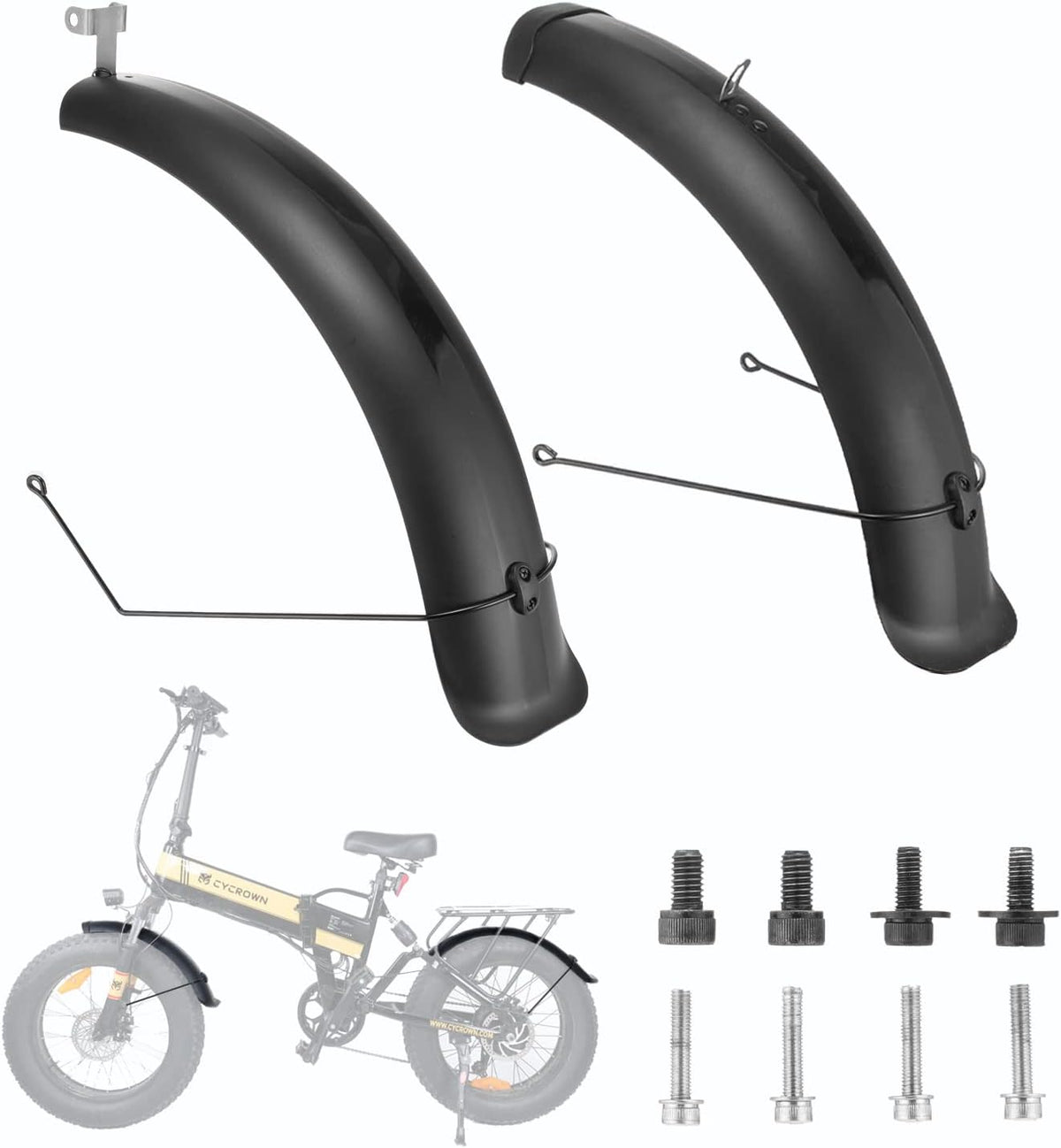 Ebike Front & Rear Fenders – CYCROWN