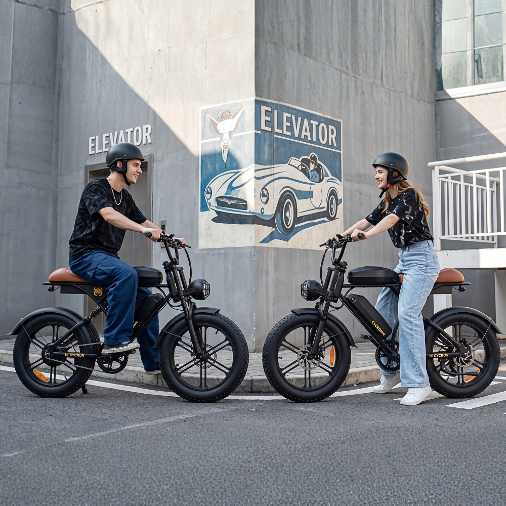 CycRun 2.0 Vintage Moped Ebike
