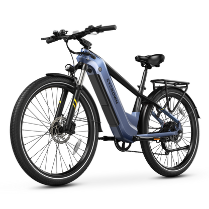 Core ebike, 90-Mile, 28 MPH CYCROWN Urban X Step-Through, 1000W Peak, 48V 20Ah Battery, Torque Sensor, Shimano 7-Speed