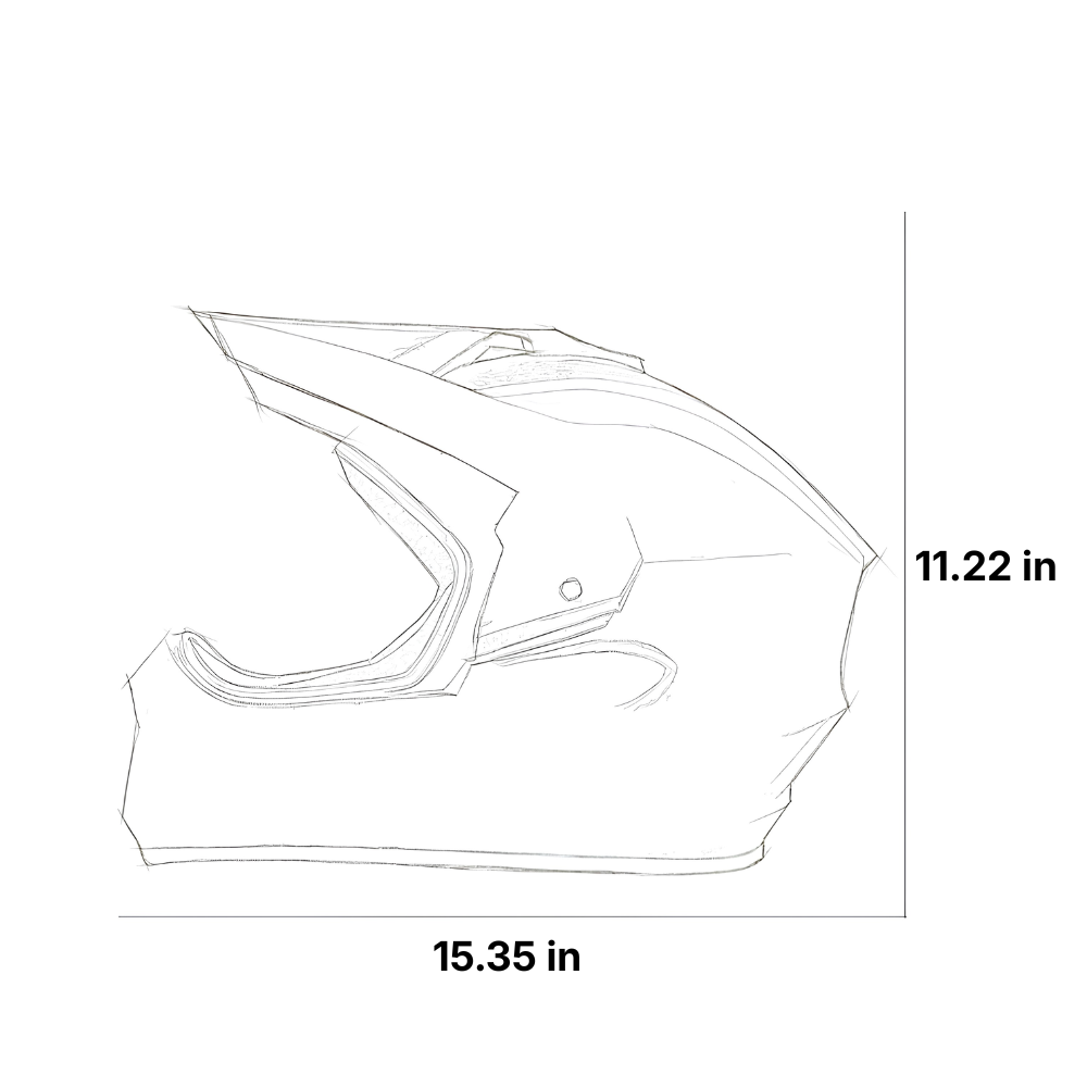 Full-Face Off-Road Dirt Bike Helmet