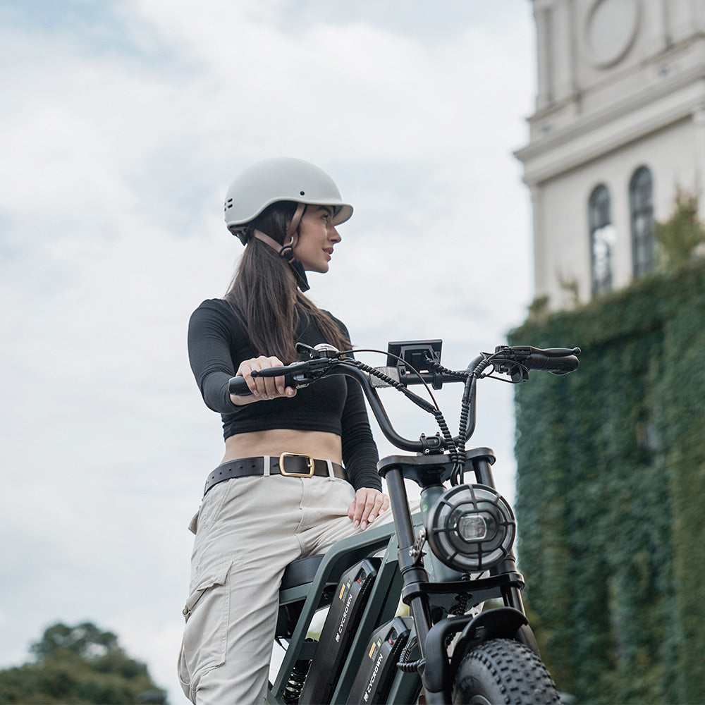 CycHunter Moped-Style Electric Bike