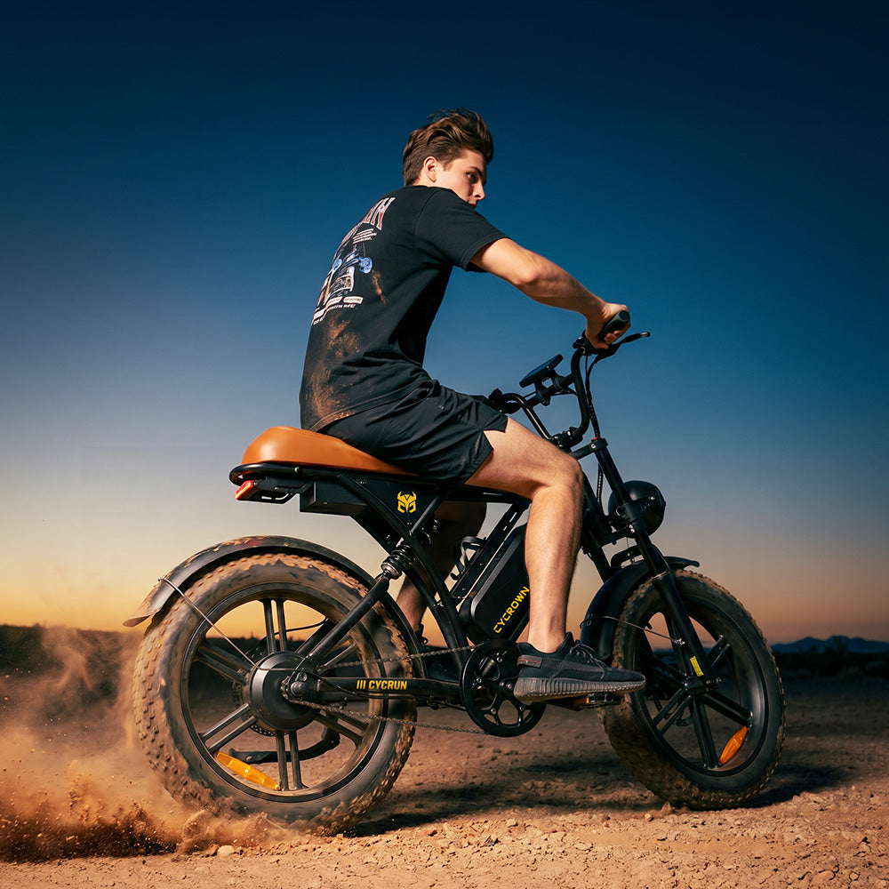 CycRun 2.0 Vintage Moped Ebike